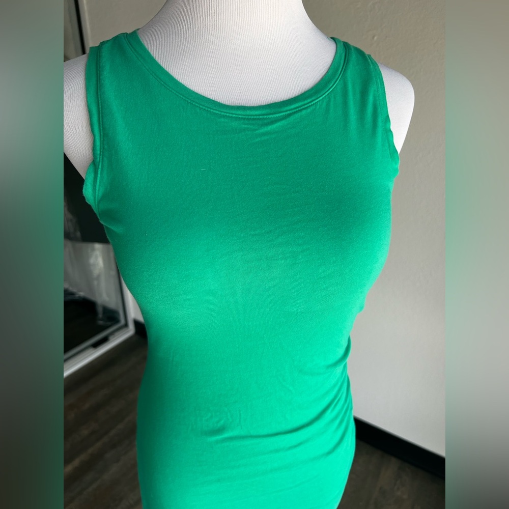 BoBi Los Angeles Emerald Green dress Size XS - Picture 3 of 6